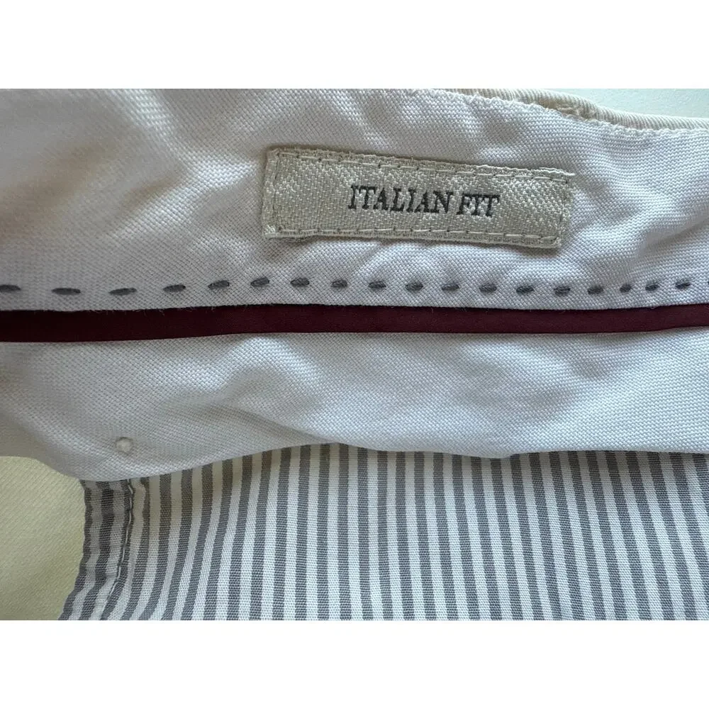 Brunello Cucinelli Cream Chinos Pants Size IT 54 / US 39